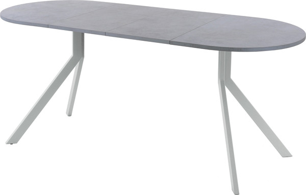 Изображение товара Обеденный стол AMC Elite Е18(1200) D3 (серебро/бетон чикаго светло-серый)