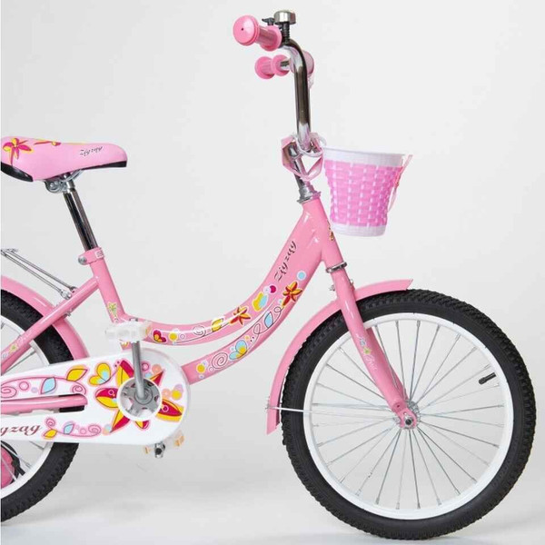 Изображение товара Детский велосипед ZigZag Foris 18 / ZG-1825 (розовый, разобранный, в коробке)