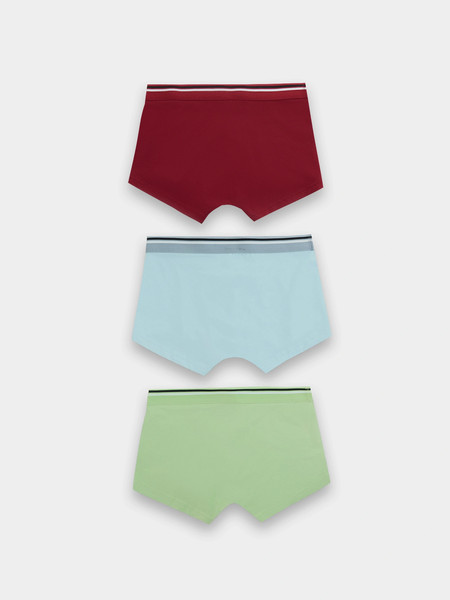 Изображение товара Комплект мужских трусов Mark Formelle 411215-3 (р.82-92, зеленая дымка/голубой/вино)