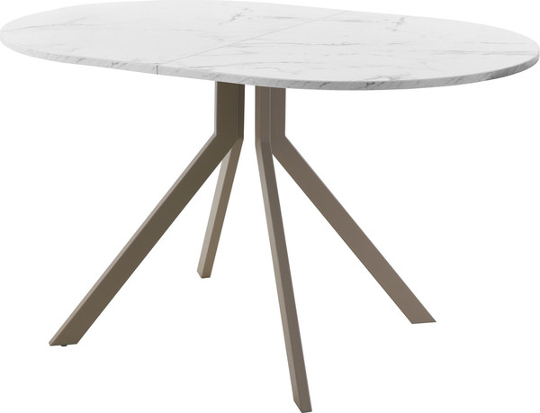 Изображение товара Обеденный стол AMC Elite Е18(1200) D3 (капучино/мрамор кристалл)