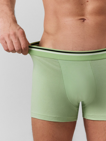 Изображение товара Комплект мужских трусов Mark Formelle 411215-3 (р.94-104, зеленая дымка/голубой/вино)