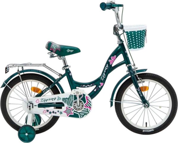 Изображение товара Детский велосипед ZigZag Girl / ZG-1836 (зеленый, разобранный, в коробке)