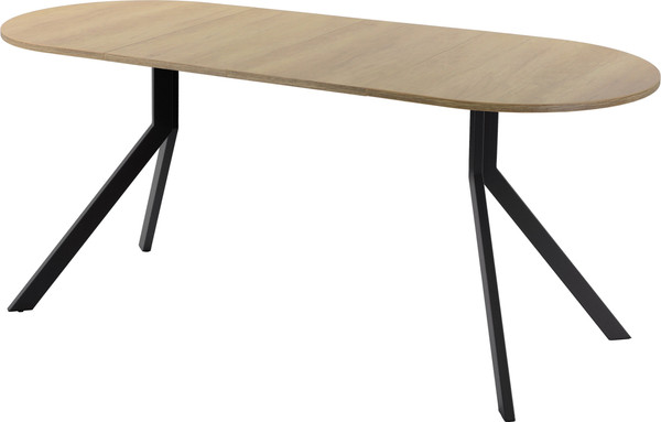 Изображение товара Обеденный стол AMC Elite Е18(1100) D3 (черный/дуб небраска натур)