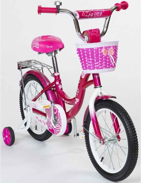Изображение товара Детский велосипед ZigZag Girl / ZG-1832 (малиновый, разобранный, в коробке)