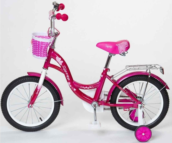 Изображение товара Детский велосипед ZigZag Girl / ZG-1832 (малиновый, разобранный, в коробке)