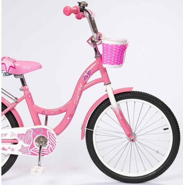 Изображение товара Детский велосипед ZigZag Girl 18 / ZG-1833 (розовый, разобранный, в коробке)