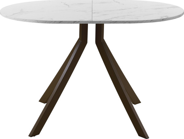 Изображение товара Обеденный стол AMC Elite Е18(1100) D3 (коричневый/мрамор кристалл)