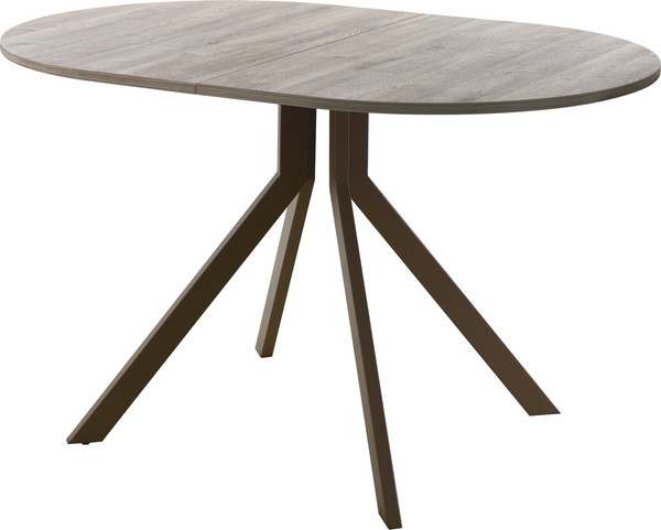 Изображение товара Обеденный стол AMC Elite Е18(1100) D3 (коричневый/дуб уайт-ривер песочно-бежевый)