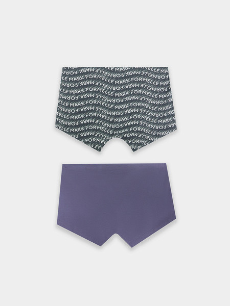 Изображение товара Комплект мужских трусов Mark Formelle 411216-2 (р.102-112, пыльно-фиолетовый/текст на графите)