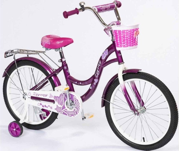 Изображение товара Детский велосипед ZigZag Girl 18 / ZG-1834 (фиолетовый)