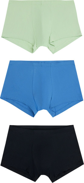 Изображение товара Комплект мужских трусов Mark Formelle 411216-3 (р.86-96, зеленая дымка/синий океан/черный)