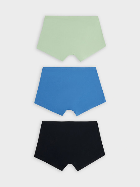 Изображение товара Комплект мужских трусов Mark Formelle 411216-3 (р.90-100, зеленая дымка/синий океан/черный)