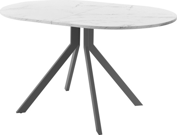 Изображение товара Обеденный стол AMC Elite Е18(1100) D3 (графит/мрамор кристалл)