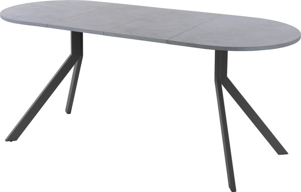 Изображение товара Обеденный стол AMC Elite Е18(1100) D3 (графит/бетон чикаго светло-серый)