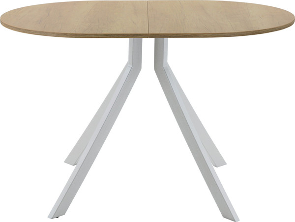 Изображение товара Обеденный стол AMC Elite Е18(1100) D3 (серебро/дуб небраска натур)