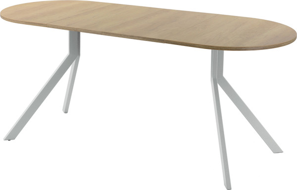 Изображение товара Обеденный стол AMC Elite Е18(1100) D3 (серебро/дуб небраска натур)