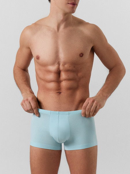 Изображение товара Комплект мужских трусов Mark Formelle 411216-3 (р.98-108, голубой/узор на голубой дымке/атлантика)