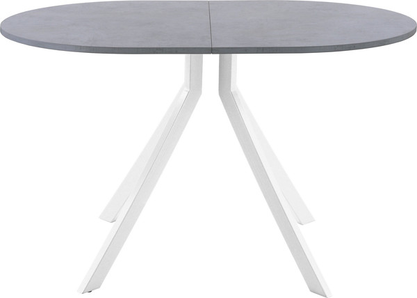 Изображение товара Обеденный стол AMC Elite Е18(1100) D3 (белый/бетон чикаго светло-серый)
