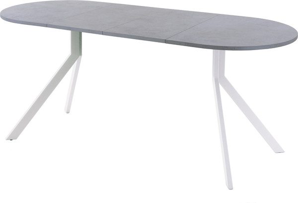 Изображение товара Обеденный стол AMC Elite Е18(1100) D3 (белый/бетон чикаго светло-серый)