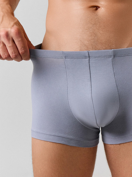 Изображение товара Комплект мужских трусов Mark Formelle 411216-3 (р.90-100, сизый/полоска горизонтальная/черный)