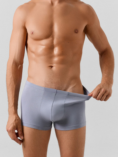 Изображение товара Комплект мужских трусов Mark Formelle 411216-3 (р.90-100, сизый/полоска горизонтальная/черный)