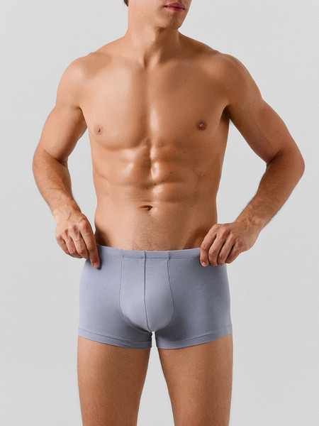 Изображение товара Комплект мужских трусов Mark Formelle 411216-3 (р.90-100, сизый/полоска горизонтальная/черный)