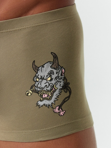 Изображение товара Комплект мужских трусов Mark Formelle 411216-3 (р.90-100, хаки/маски на красном/дубовая кора)