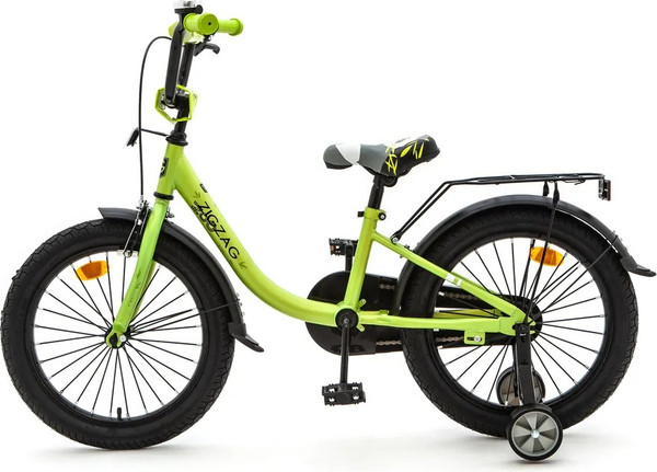 Изображение товара Детский велосипед ZigZag Zoo / ZG-1884 (зеленый, разобранный, в коробке)