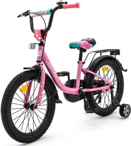 Изображение товара Детский велосипед ZigZag Zoo / ZG-1882 (розовый, разобранный, в коробке)