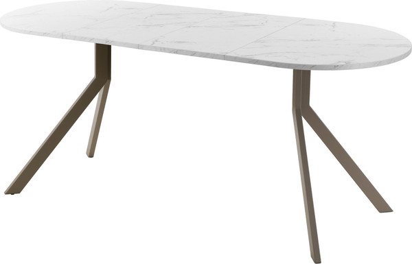 Изображение товара Обеденный стол AMC Elite Е18(1100) D3 (капучино/мрамор кристалл)