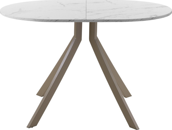 Изображение товара Обеденный стол AMC Elite Е18(1100) D3 (капучино/мрамор кристалл)