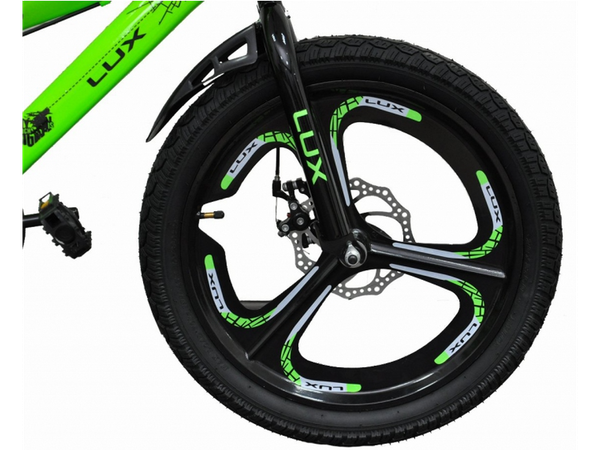 Изображение товара Детский велосипед ZigZag Lux Disc 20 / ZG-2071 (зеленый)
