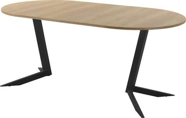 Изображение товара Обеденный стол AMC Elite Е19(900) D1 (черный/дуб небраска натур)