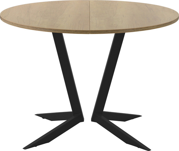 Изображение товара Обеденный стол AMC Elite Е19(900) D1 (черный/дуб небраска натур)