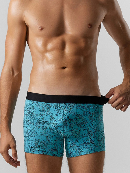 Изображение товара Трусы мужские Mark Formelle 411221 (р.102-112, девушки на темно-лазурном-1)