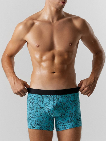 Изображение товара Трусы мужские Mark Formelle 411221 (р.102-112, девушки на темно-лазурном-1)