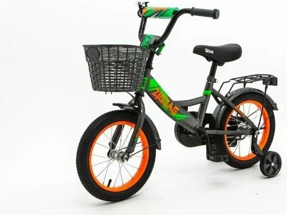 Изображение товара Детский велосипед ZigZag Classic 18 / ZG-1806 (серый, разобранный, в коробке)