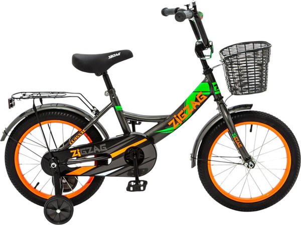 Изображение товара Детский велосипед ZigZag Classic 18 / ZG-1806 (серый, разобранный, в коробке)
