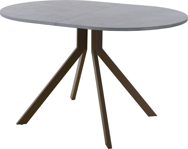 Изображение товара Обеденный стол AMC Elite Е18(1200) D3 (коричневый/бетон чикаго светло-серый)