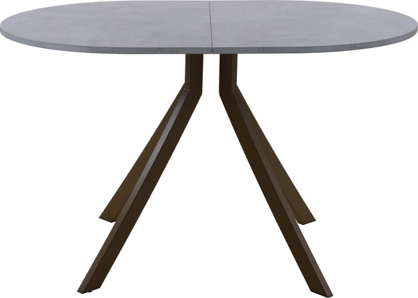 Изображение товара Обеденный стол AMC Elite Е18(1200) D3 (коричневый/бетон чикаго светло-серый)