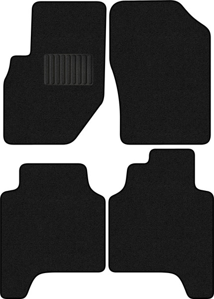 Изображение товара Комплект ковриков для авто Alicosta 0510_1_PR-6 для Hyundai Tarracan SUV/HP 2001-2007 (ворс, черный)