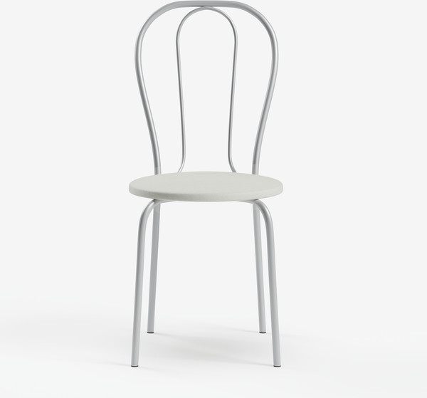 Изображение товара Стул Mio Tesoro Тюльпан Плюс (молочный/металлик)