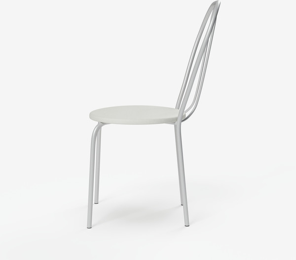 Изображение товара Стул Mio Tesoro Тюльпан Плюс (молочный/металлик)