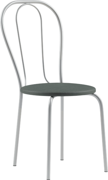 Изображение товара Стул Mio Tesoro Тюльпан Плюс (серый/металлик)