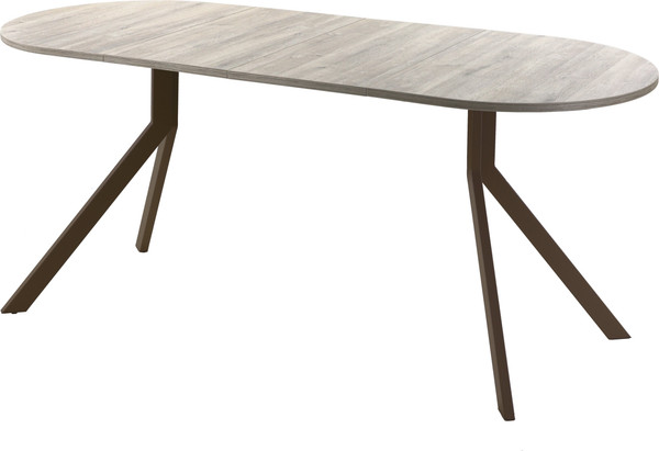 Изображение товара Обеденный стол AMC Elite Е18(1200) D3 (коричневый/дуб уайт-ривер песочно-бежевый)