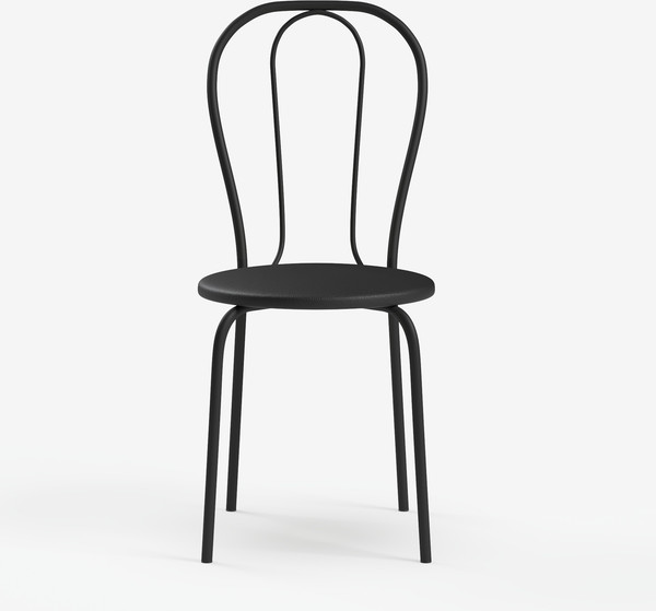 Изображение товара Стул Mio Tesoro Тюльпан Плюс (черный/черный)