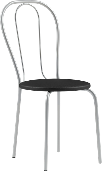 Изображение товара Стул Mio Tesoro Тюльпан Плюс (черный/металлик)