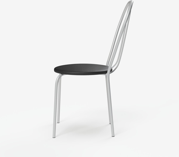 Изображение товара Стул Mio Tesoro Тюльпан Плюс (черный/металлик)