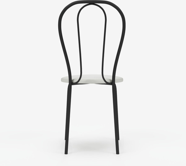 Изображение товара Стул Mio Tesoro Тюльпан Плюс (молочный/черный)