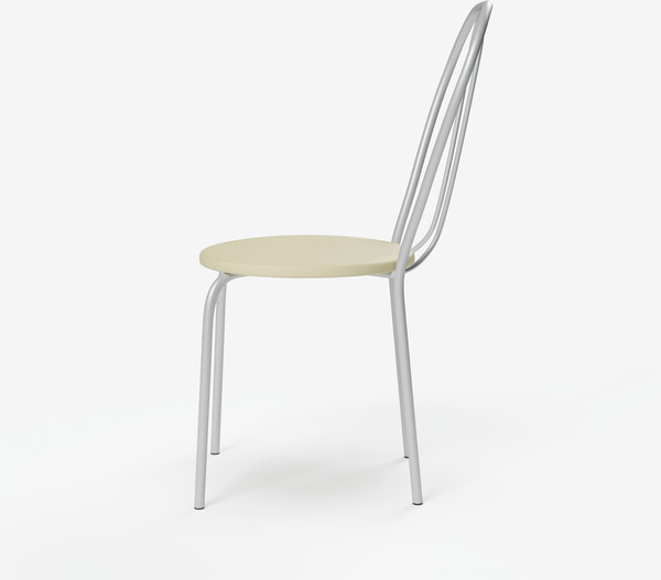 Изображение товара Стул Mio Tesoro Тюльпан Плюс (бежевый/металлик)